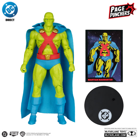 McFarlane Toys Page Punchers Martian Manhunter (Justice League #77)