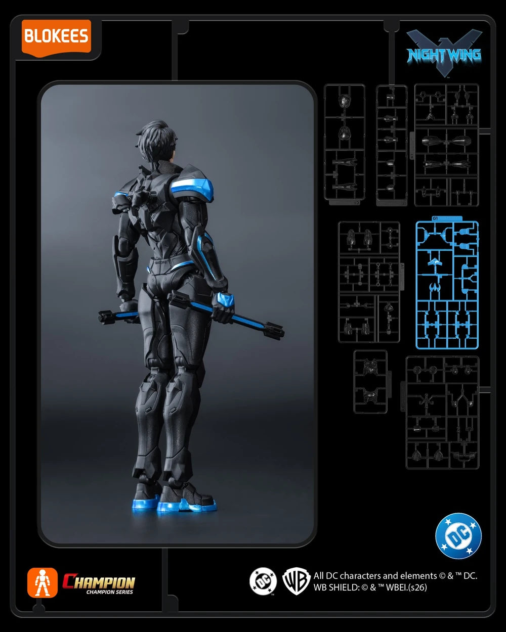 Blokees DC Nightwing Champion Class Model Kit