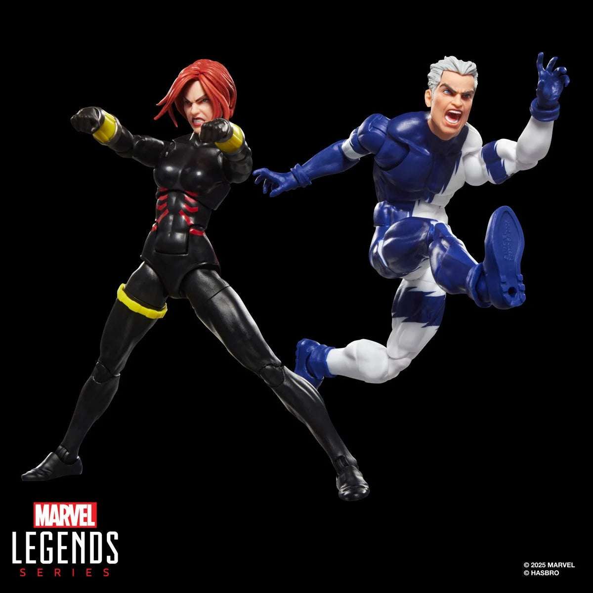 Avengers Marvel Legends Series Black Widow and Quicksilver
