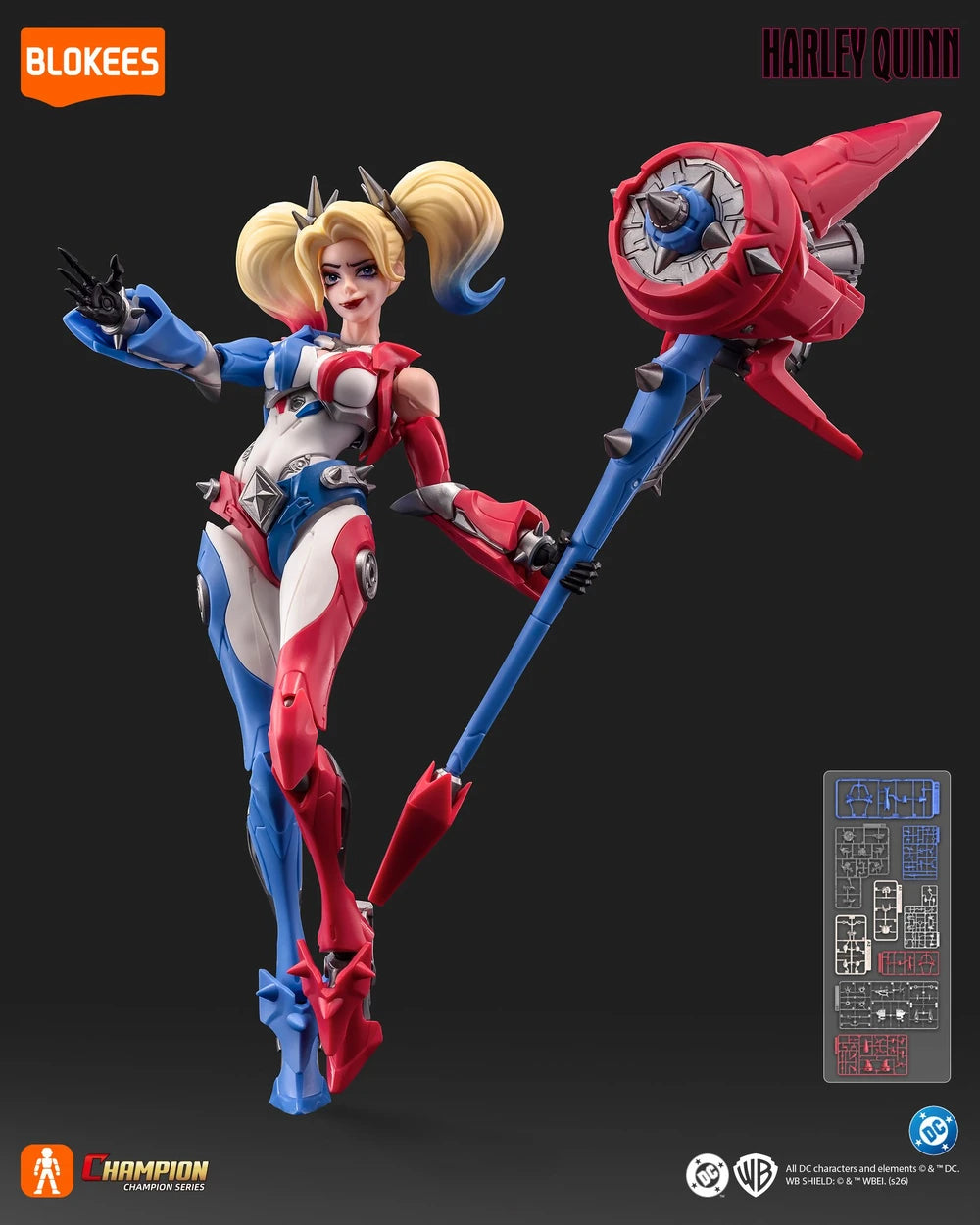 Blokees DC Harley Quinn Champion Class Model Kit