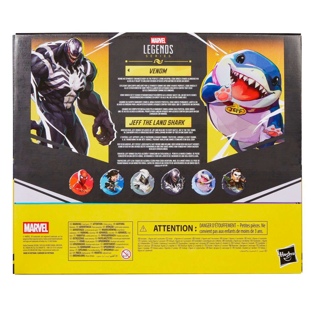 Marvel Legends: Marvel Rivals Venom & Jeff the Land Shark