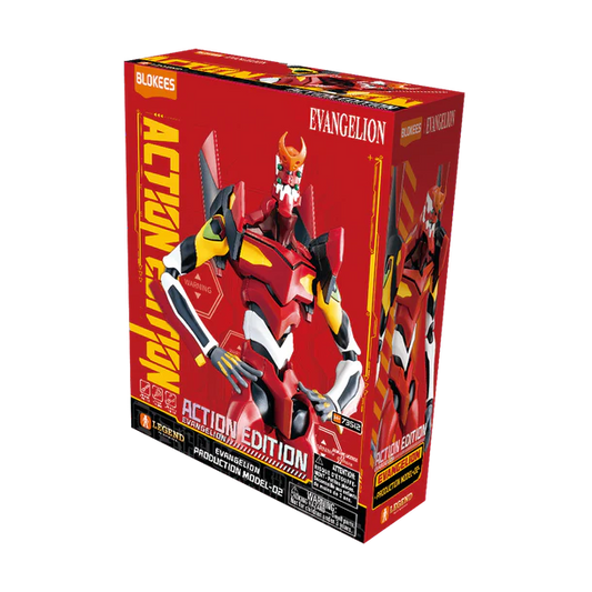 Neon Genesis Evangelion Unit 02 Action Edition Blokees Model Kit