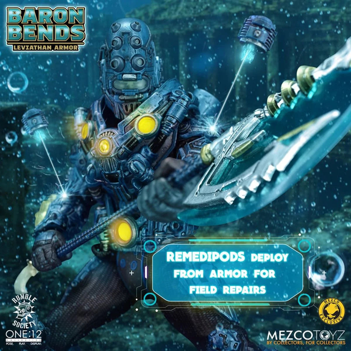Baron Bends: Leviathan Armor Rumble Society One:12 Collective Action Figure
