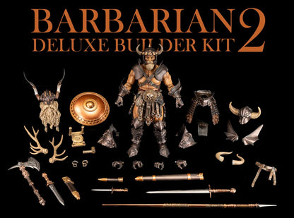 [$69.99] Reinforcements 3 Deluxe Barbarian Builder Kit 2 Action Figure Set