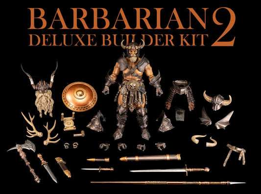 [$69.99] Reinforcements 3 Deluxe Barbarian Builder Kit 2 Action Figure Set