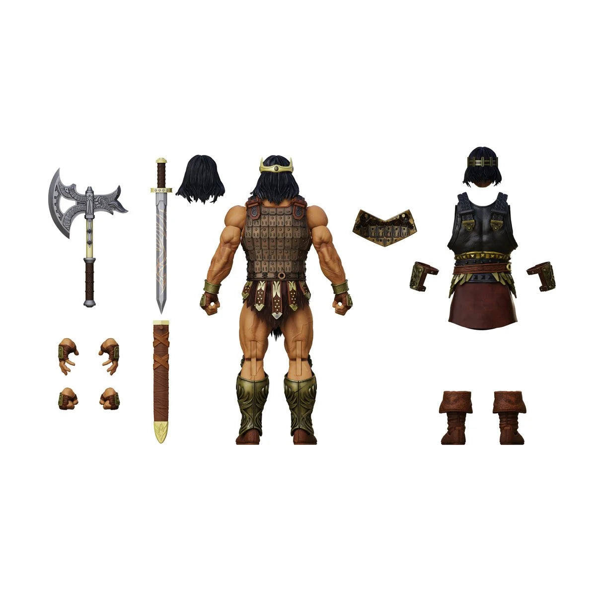 [$59.99] King Conan: Ruler of Aquilonia Epic H.A.C.K.S. 1:12 Scale Action Figure