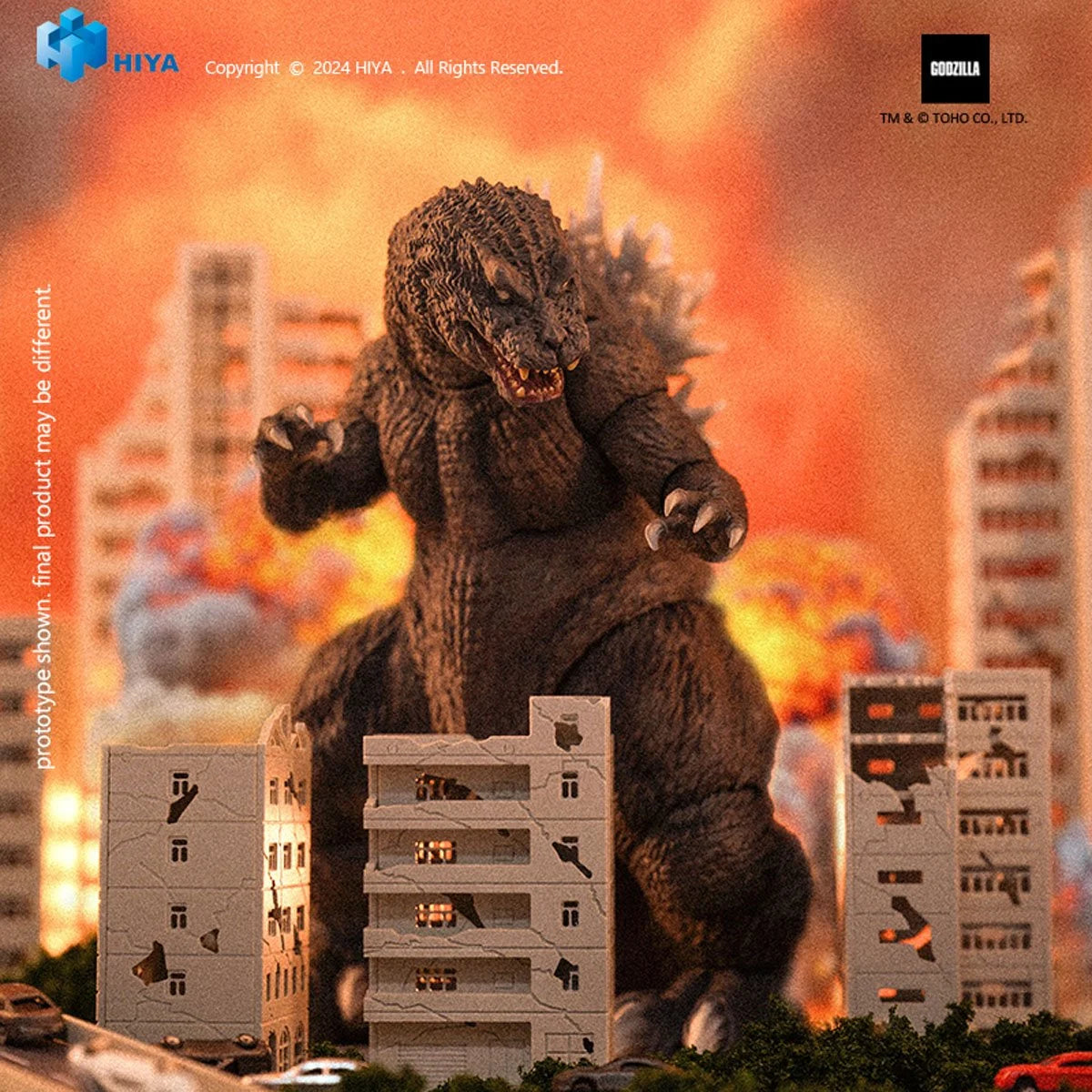 [$64.99] Hiya Toys Godzilla 2000: Millennium 1999 Godzilla Heat Ray Exquisite Figure (Previews)