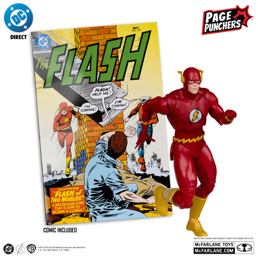 DC Page Punchers The Flash Barry Allen (The Flash #123) with Comic