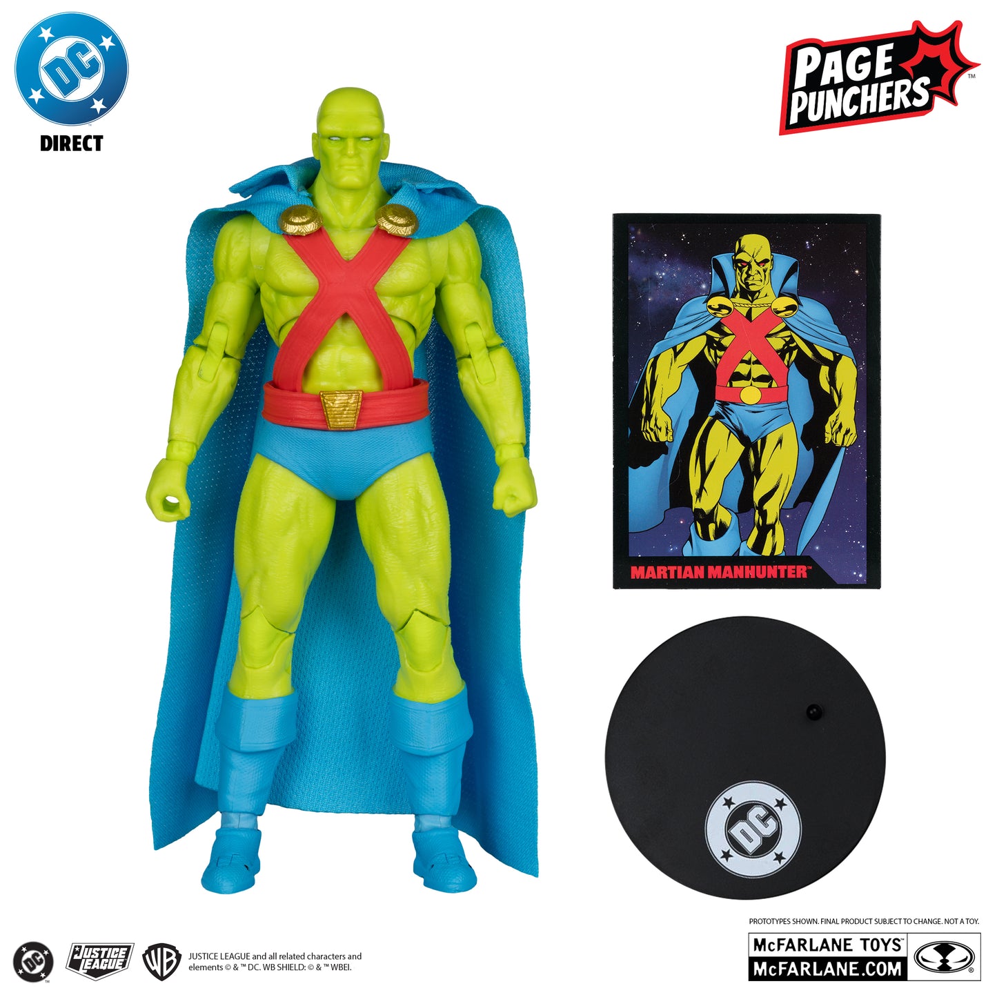 McFarlane Toys Page Punchers Martian Manhunter (Justice League #77)