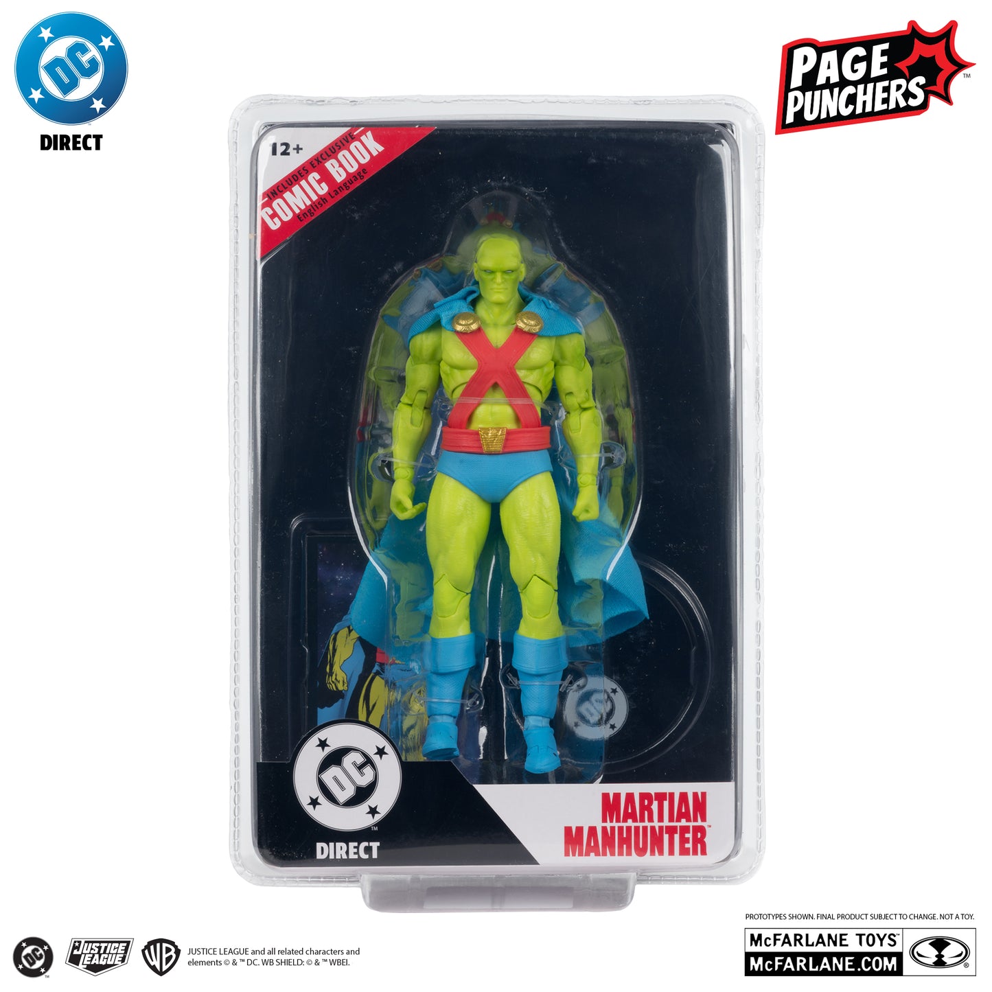 McFarlane Toys Page Punchers Martian Manhunter (Justice League #77)