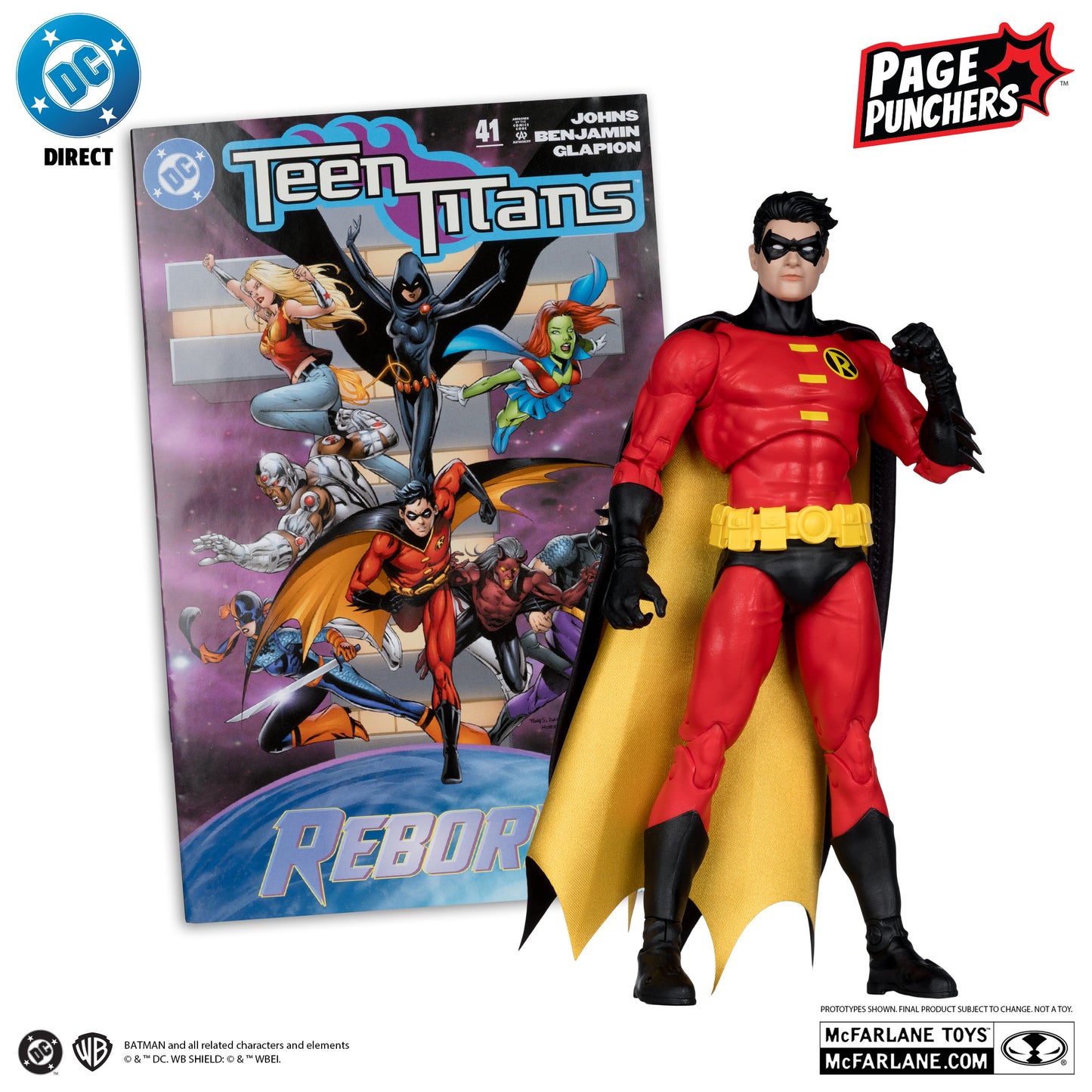 McFarlane Toys Page Punchers Robin (Teen Titans #41)