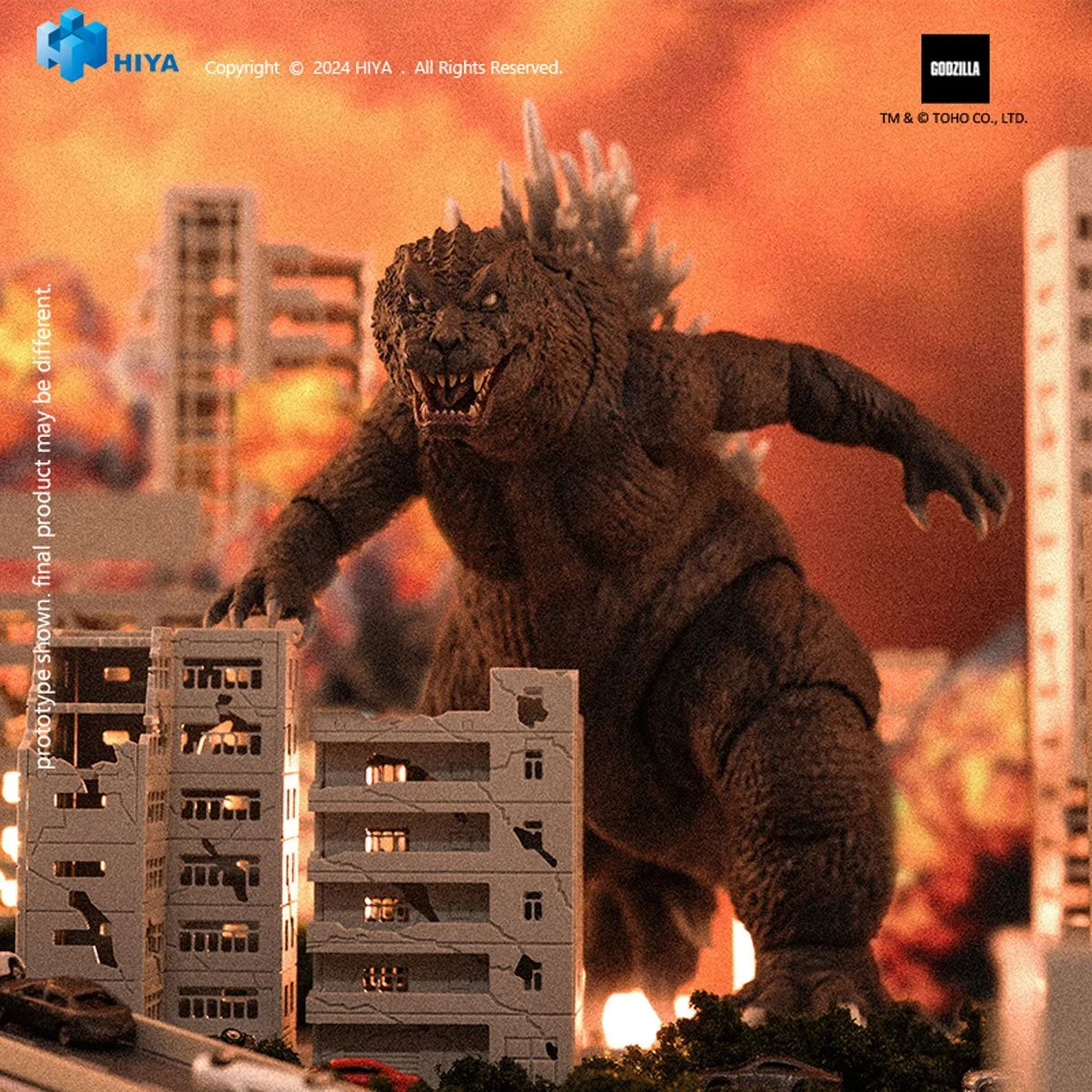 [$64.99] Hiya Toys Godzilla 2000: Millennium 1999 Godzilla Heat Ray Exquisite Figure (Previews)