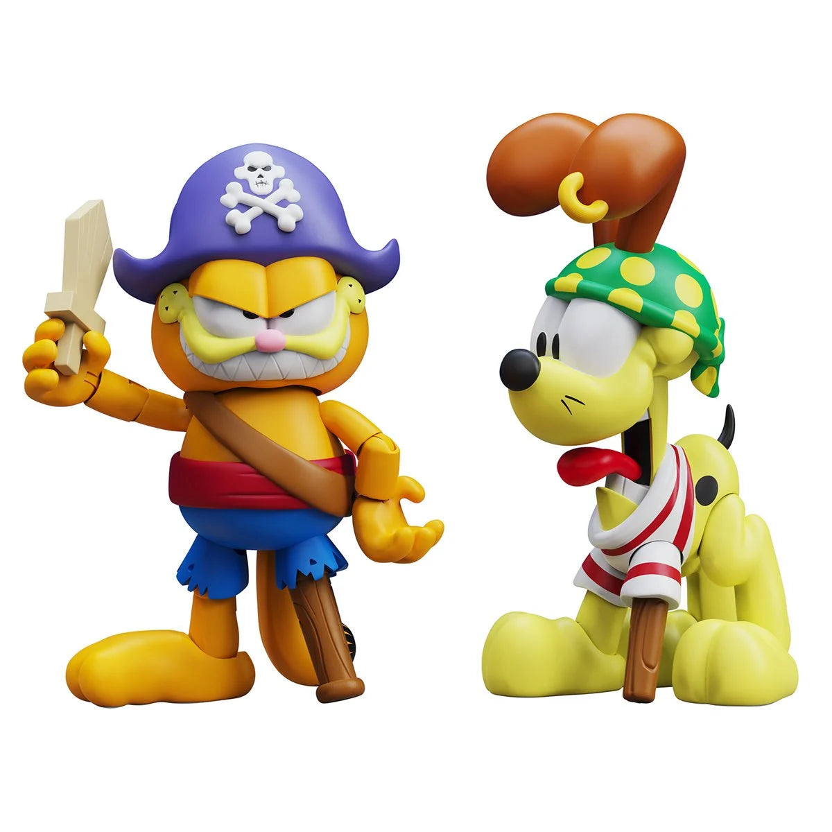 Garfield's Halloween Adventure Pirate Garfield and Pirate Odie Action Figure 2-Pack