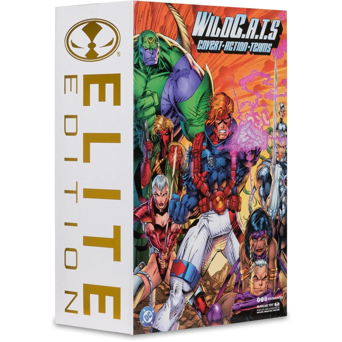 DC Multiverse Spartan Wild C.A.T.S Image Comic Founders Series McFarlane Elite Edition