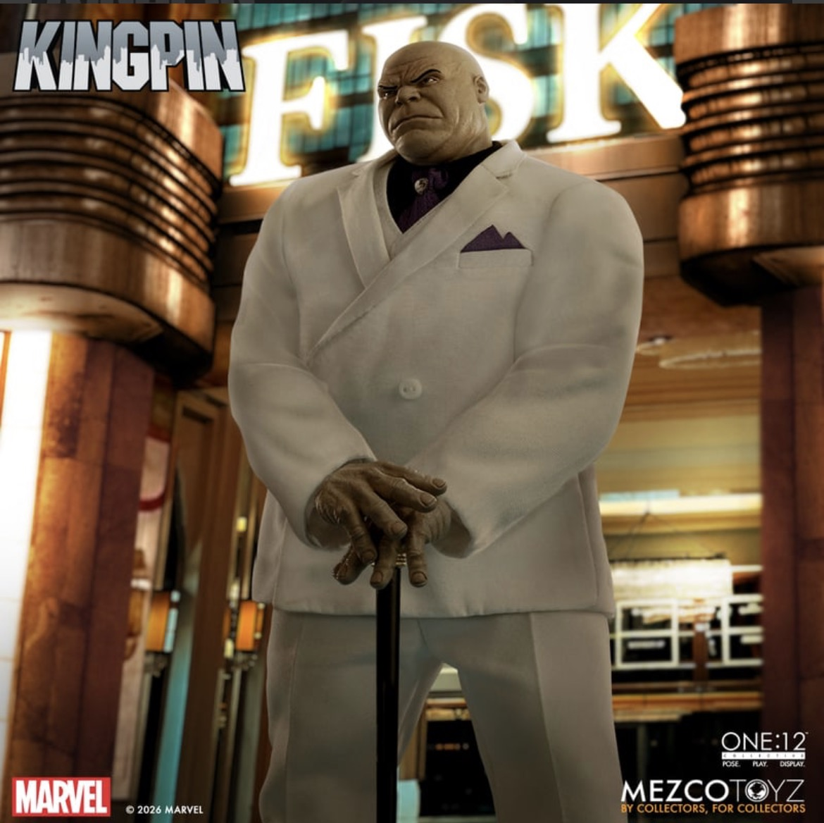 [$145.00] Mezco One:12 Collective Marvel Comics Kingpin Action Figure