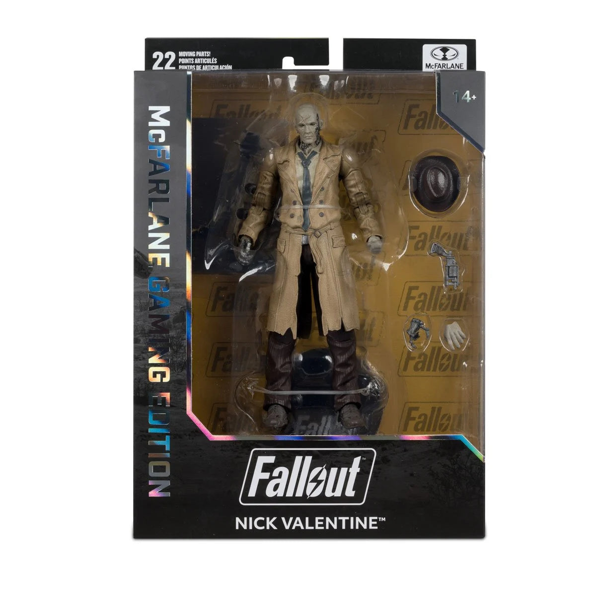 [$34.99] Fallout Nick Valentine Wave 2 McFarlane Gaming Edition 7-Inch Figure