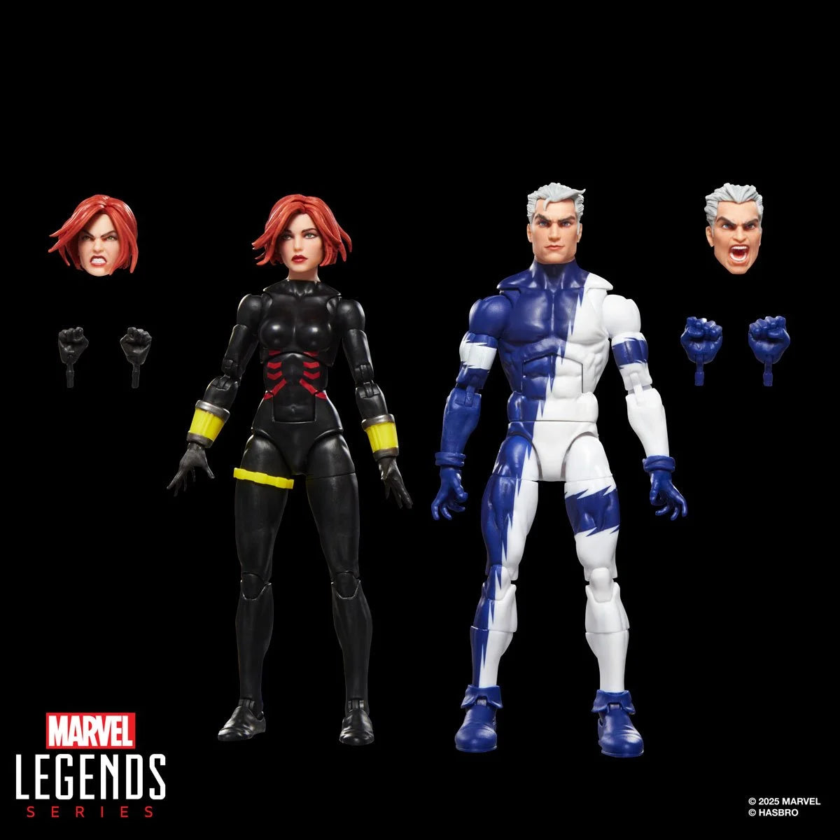 Avengers Marvel Legends Series Black Widow and Quicksilver