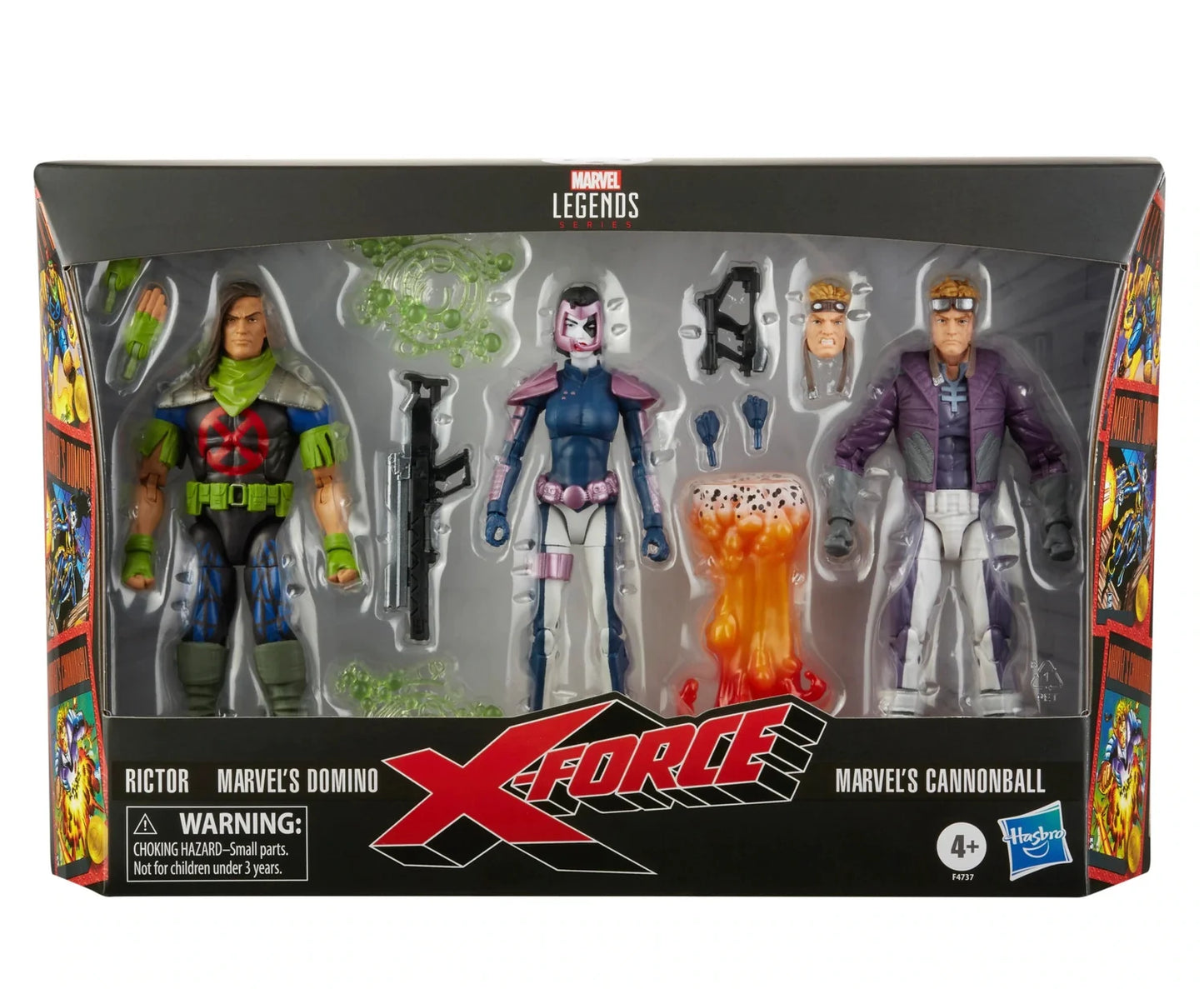 [$84.99] Marvel Legends X-Force (Rictor, Domino & Cannonball) 3-Pack