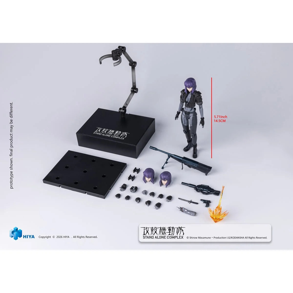 [$119.99] Hiya Toys Ghost in the Shell: Motoko Kusanagi Combat Suit Exquisite Super Series 1:12 Scale Action Figure