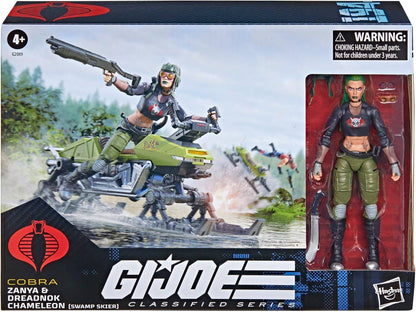 G.I. Joe Classified Cobra Zanya And Dreadnok Chameleon (Swamp Skier)