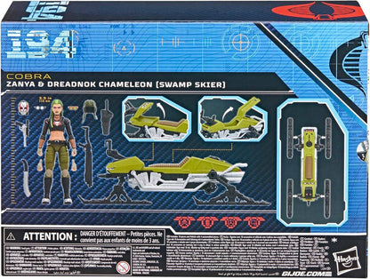 G.I. Joe Classified Cobra Zanya And Dreadnok Chameleon (Swamp Skier)