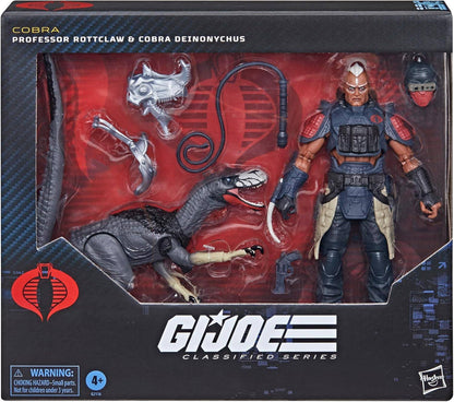 G.I. Joe Classified Series Professor Rottclaw & Cobra Deinonychus