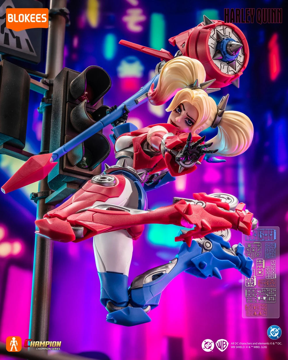 [$21.99] Blokees DC Harley Quinn Champion Class Model Kit