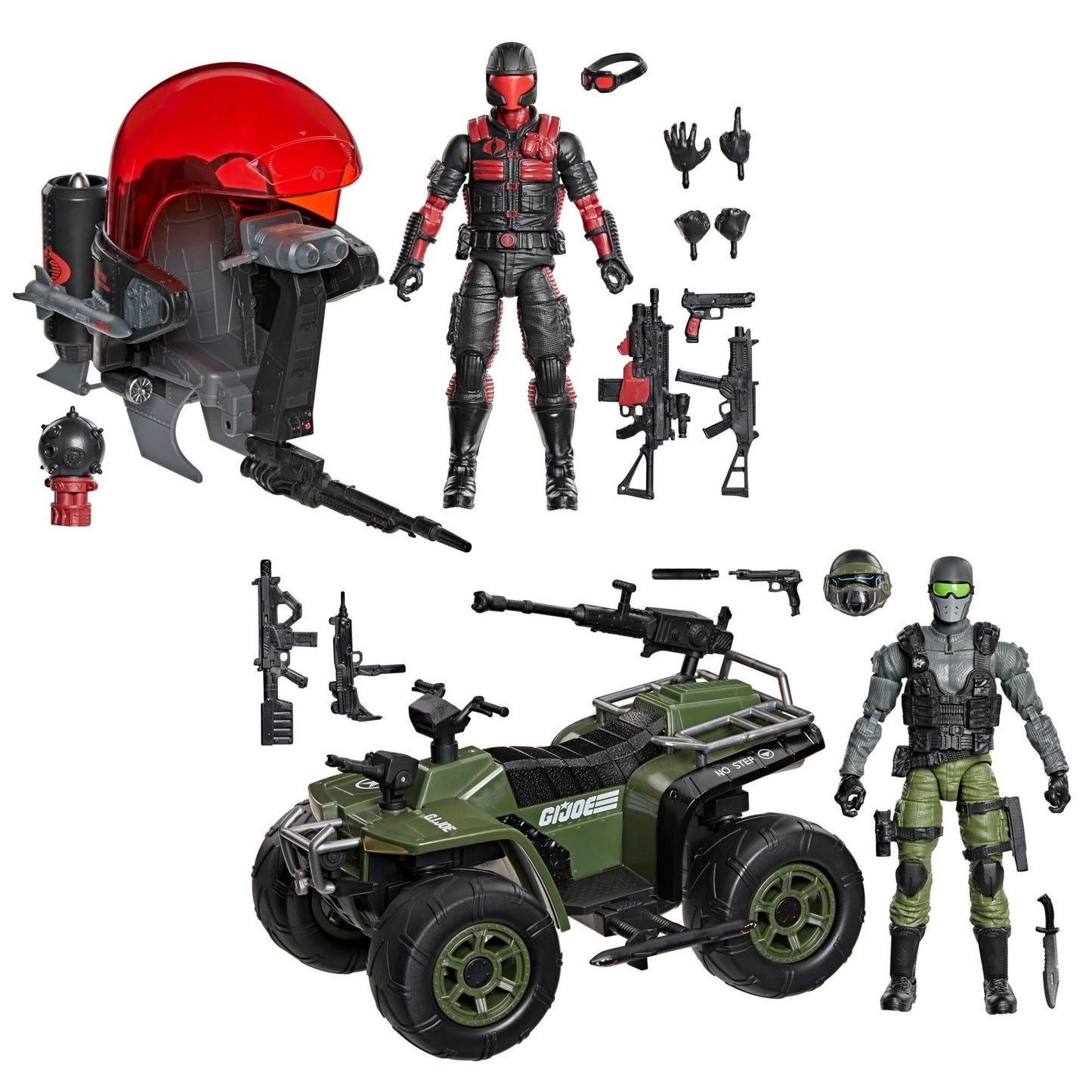 [$109.99] G.I. Joe Classified Series "Battle in a Box" Snake Eyes & Varmint ATV vs. Stealth Viper & Trubble Bubble
