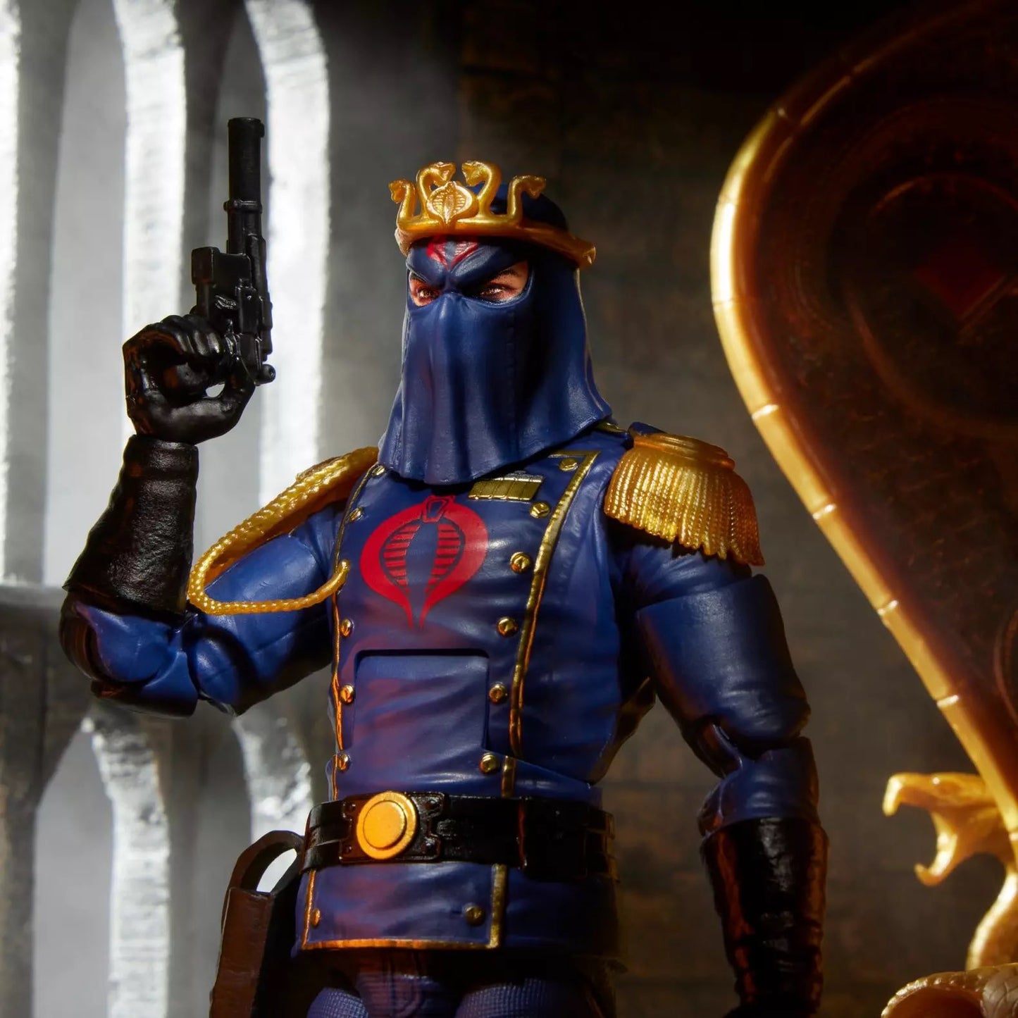 [$69.99] G.I. Joe Classified Series Cobra Commander Action Figure with Throne Set