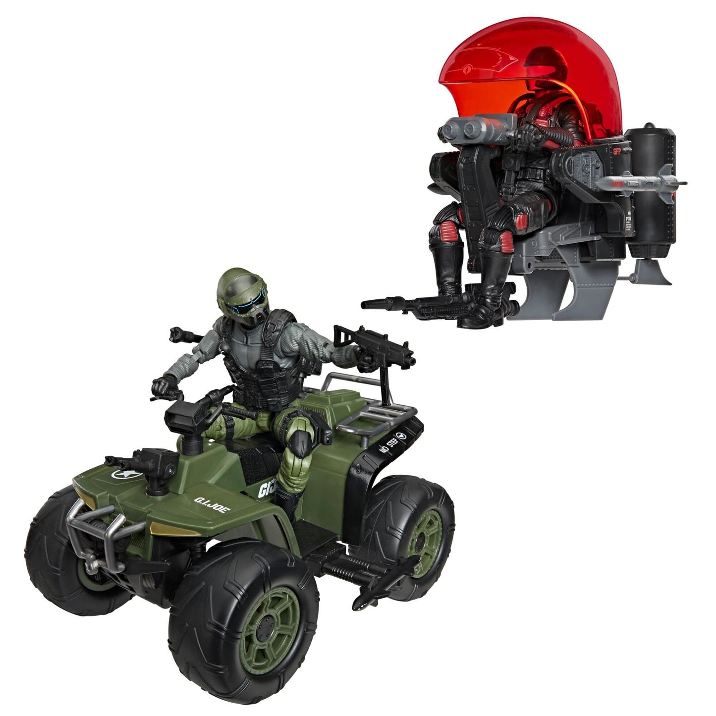 [$109.99] G.I. Joe Classified Series "Battle in a Box" Snake Eyes & Varmint ATV vs. Stealth Viper & Trubble Bubble
