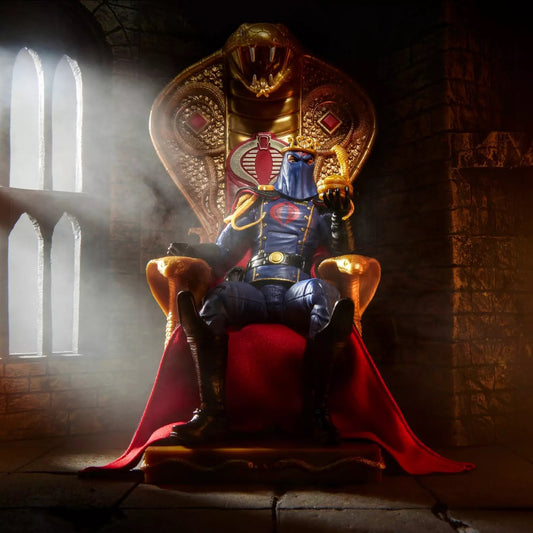 [$69.99] G.I. Joe Classified Series Cobra Commander Action Figure with Throne Set