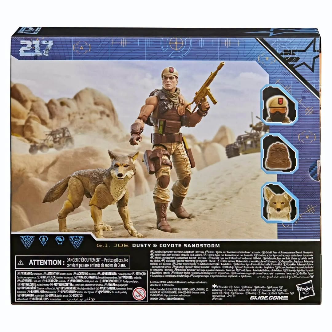 [$51.99] G.I. Joe Classified Series Dusty and Coyote Sandstorm