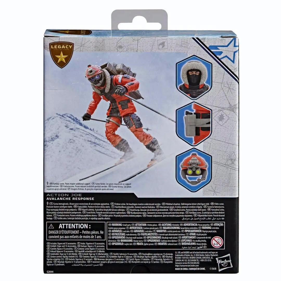 [$42.99] G.I. Joe Classified Series Legacy Collection Action Joe Avalanche Response
