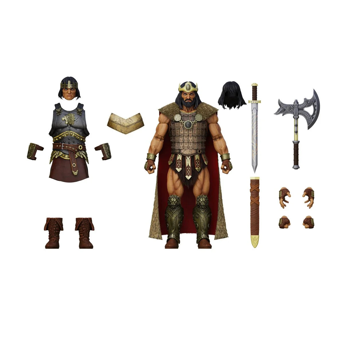 [$59.99] King Conan: Ruler of Aquilonia Epic H.A.C.K.S. 1:12 Scale Action Figure