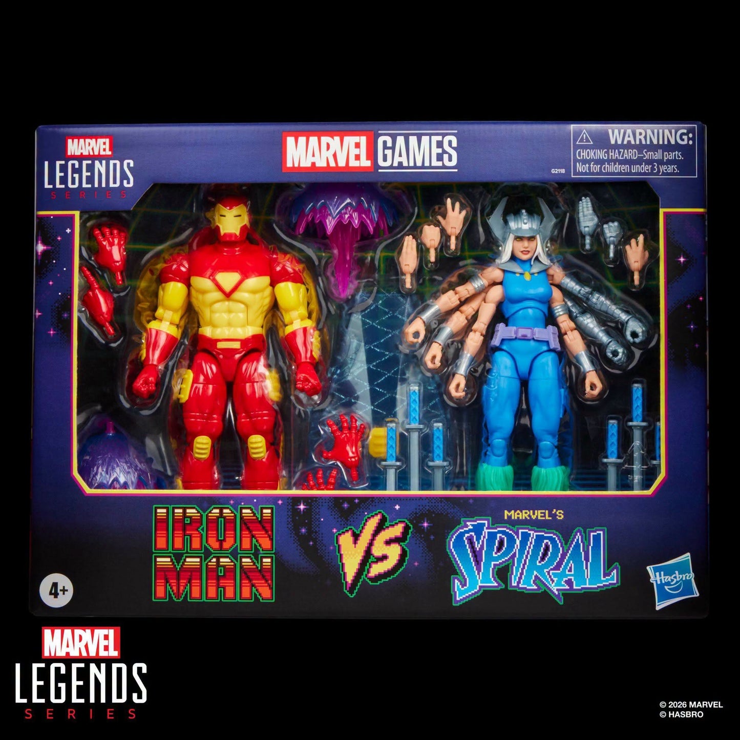 [$59.99] Marvel Legends Marvel Games Iron Man vs Spiral 2-pack