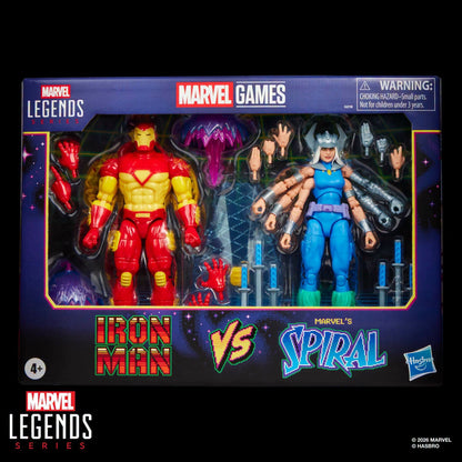 [$59.99] Marvel Legends Marvel Games Iron Man vs Spiral 2-pack