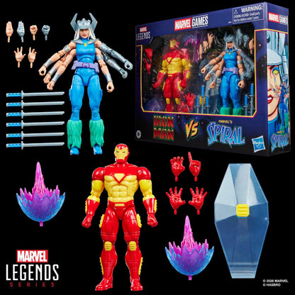 [$59.99] Marvel Legends Marvel Games Iron Man vs Spiral 2-pack