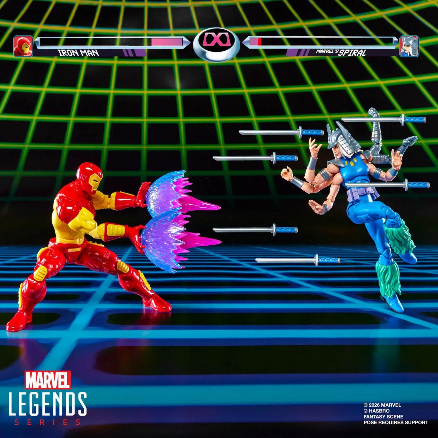 [$59.99] Marvel Legends Marvel Games Iron Man vs Spiral 2-pack