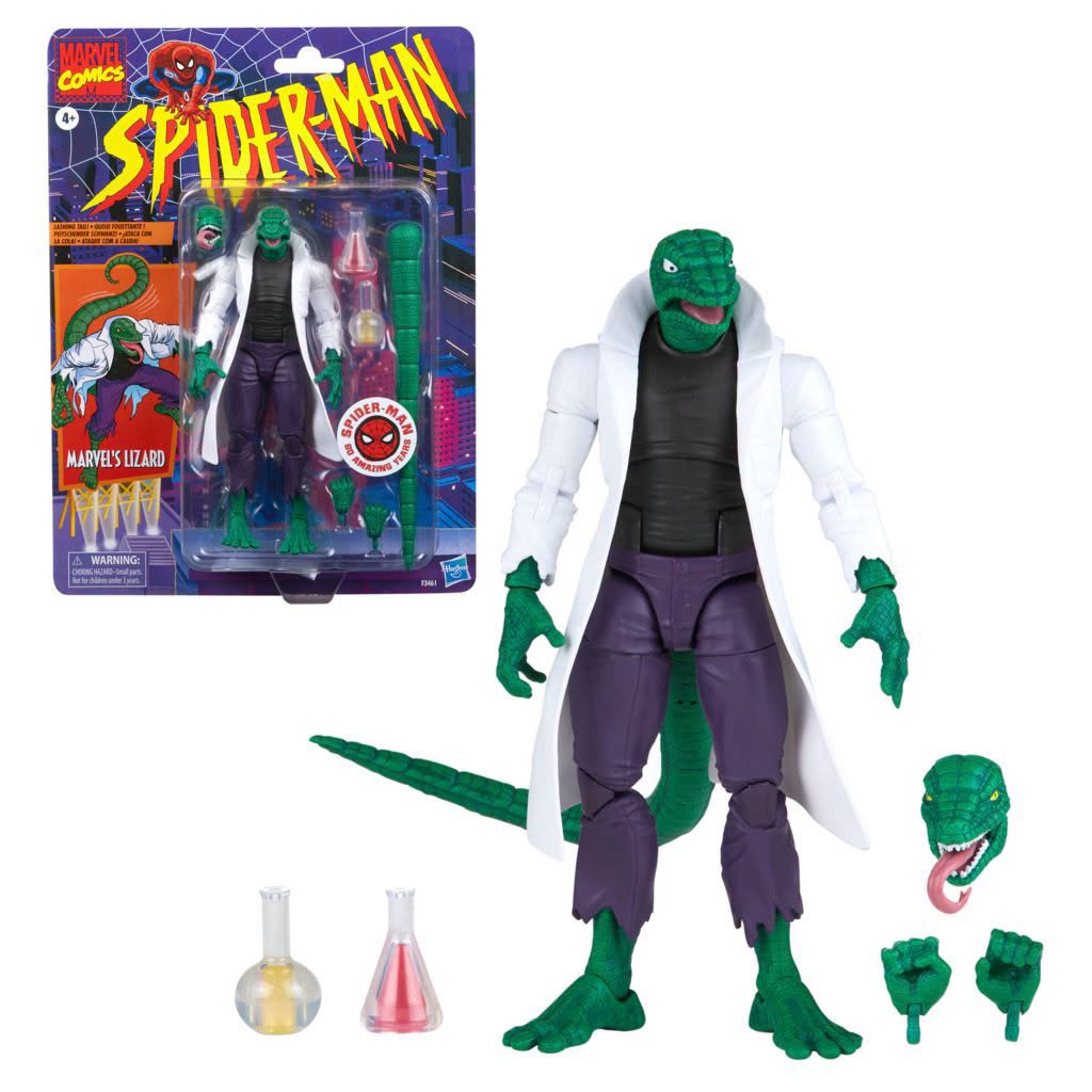[$34.99] Marvel Legends Spider-Man 6-inch Lizard Retro Action Figure