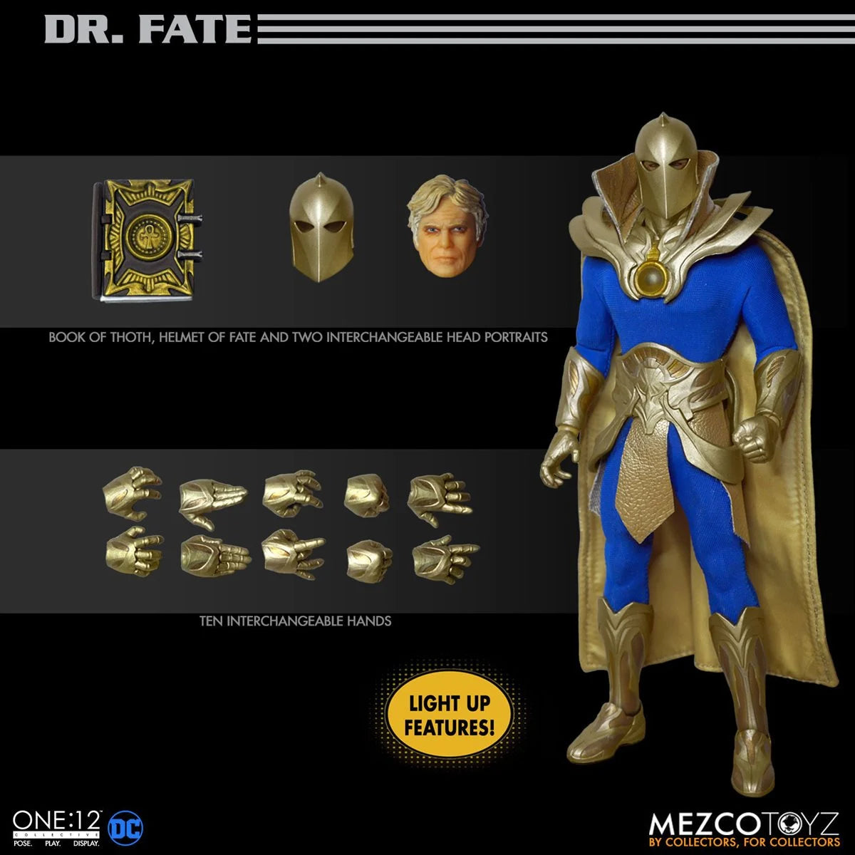 [$112.00] Mezco DC Comics Dr. Fate One:12 Collective Action Figure