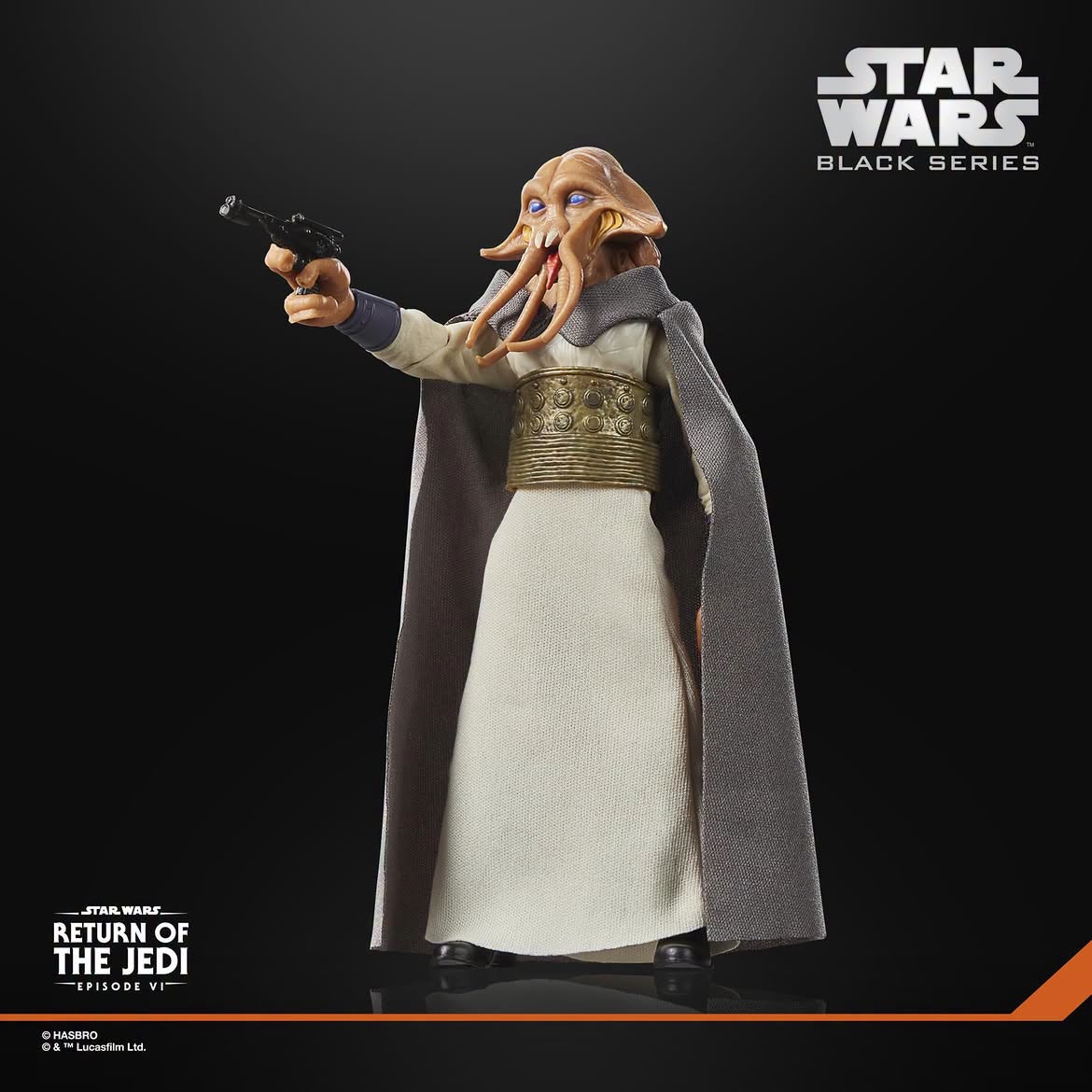 [$29.99] Hasbro Star Wars Black Series Saga Wave 1 Tessek Squid Head (Return of the Jedi)