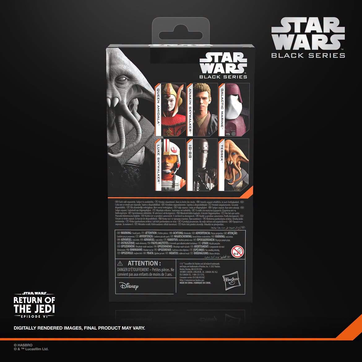 [$29.99] Hasbro Star Wars Black Series Saga Wave 1 Tessek Squid Head (Return of the Jedi)