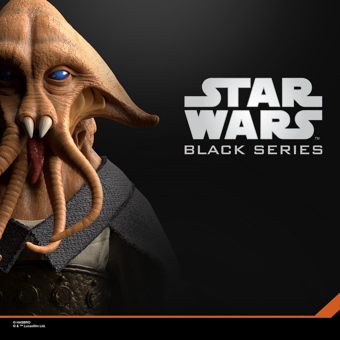 [$29.99] Hasbro Star Wars Black Series Saga Wave 1 Tessek Squid Head (Return of the Jedi)