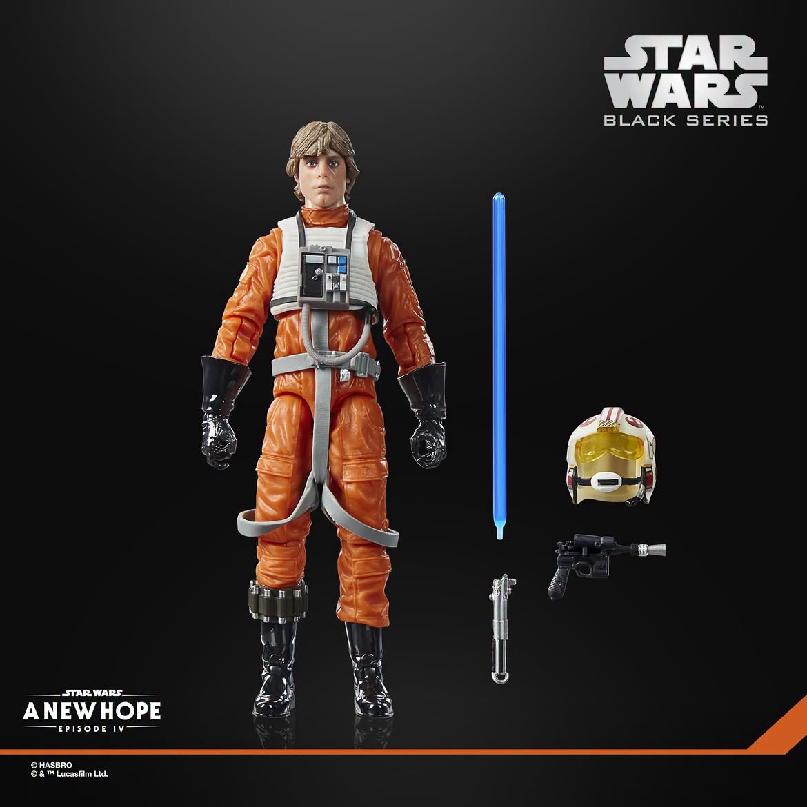 [$29.99] Hasbro Star Wars Black Series Saga Wave 1 X-Wing Pilot Luke Skywalker (A New Hope)