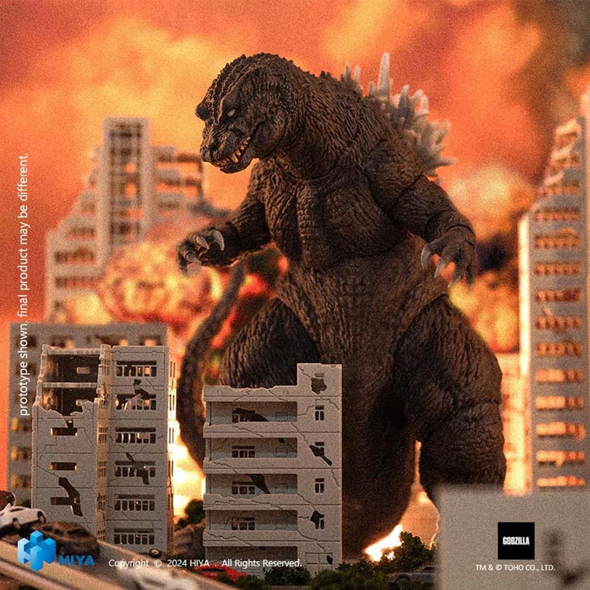[$64.99] Hiya Toys Godzilla 2000: Millennium 1999 Godzilla Heat Ray Exquisite Figure (Previews)