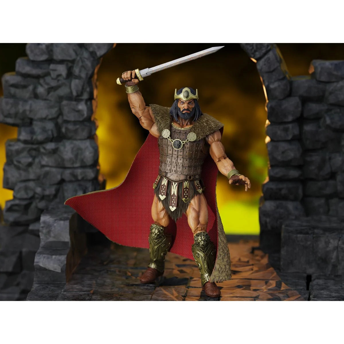 [$59.99] King Conan: Ruler of Aquilonia Epic H.A.C.K.S. 1:12 Scale Action Figure