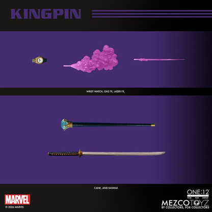 [$145.00] Mezco One:12 Collective Marvel Comics Kingpin Action Figure