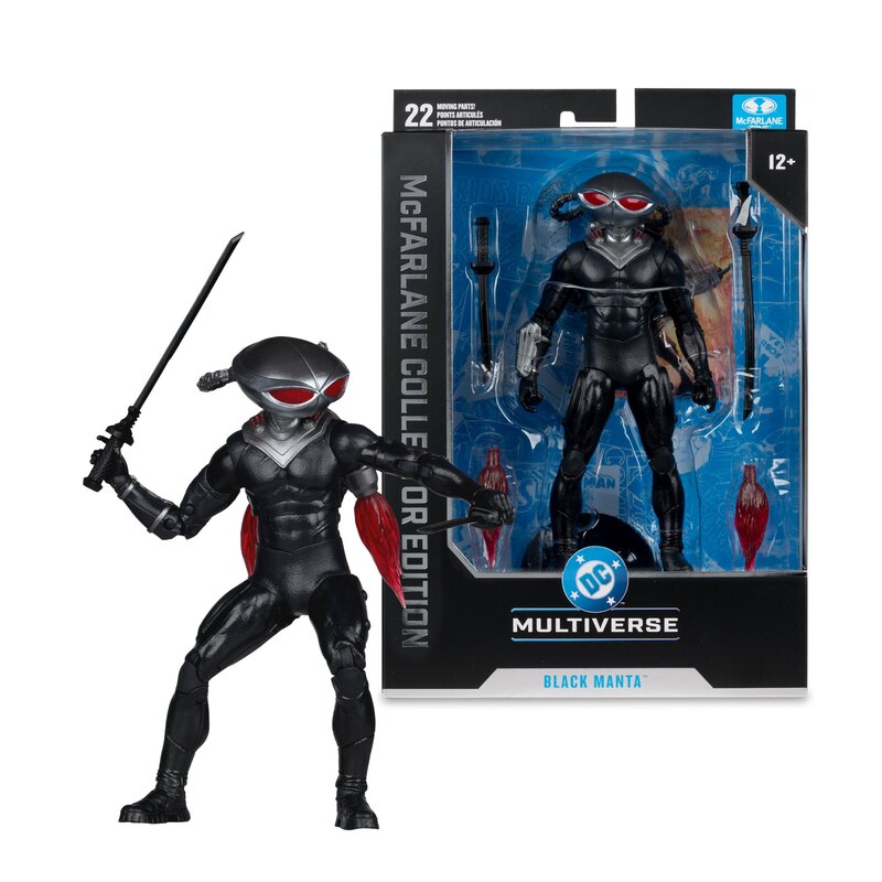 [$34.99] Black Manta™ (DC Classic™) McFarlane Collector Edition 7" action figure