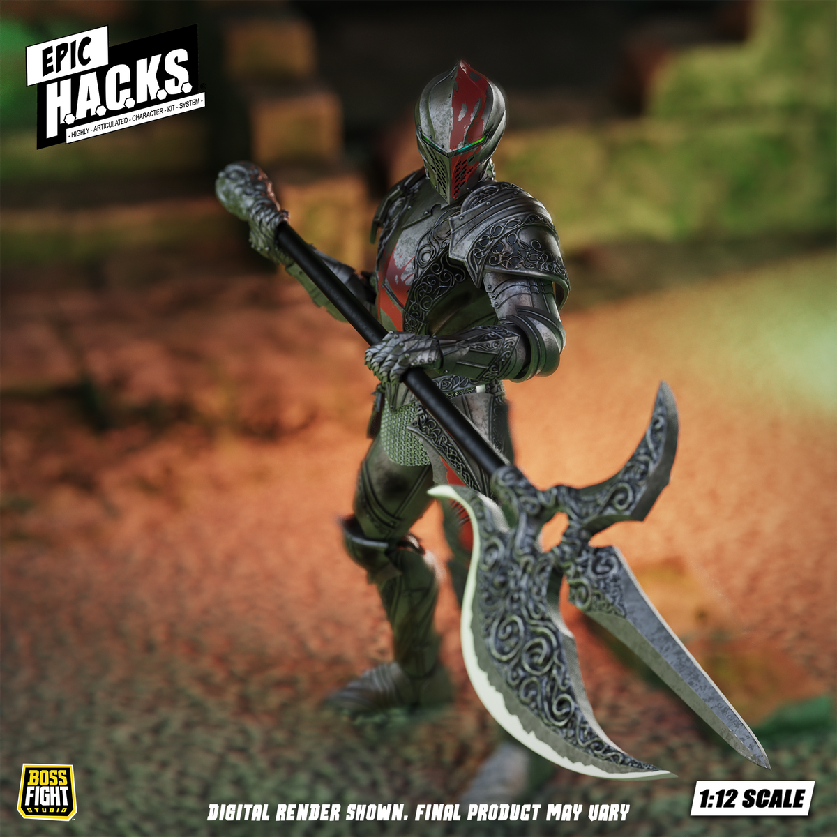 [$39.99] Epic H.A.C.K.S. Dire Knight Enchanted Armor 6-Inch Action Figure