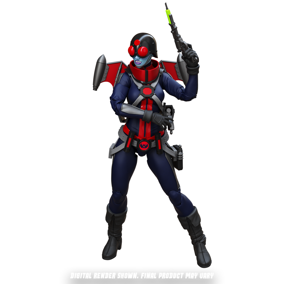 [$39.99] Epic H.A.C.K.S. Mercy Zaleska: Vampiron Secret Service 6-Inch Action Figure